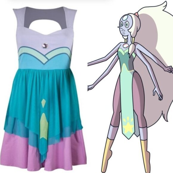 Steven Universe Opal Costume Cosplay Dress - Picture 1 of 9